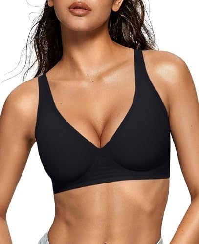 Deep V Wireless Comfort Push-Up Bra