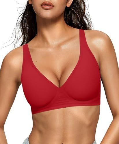 Deep V Wireless Comfort Push-Up Bra
