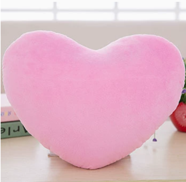 Cute Heart Plush Cushion