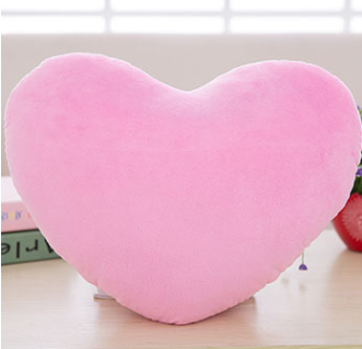 Cute Heart Plush Cushion