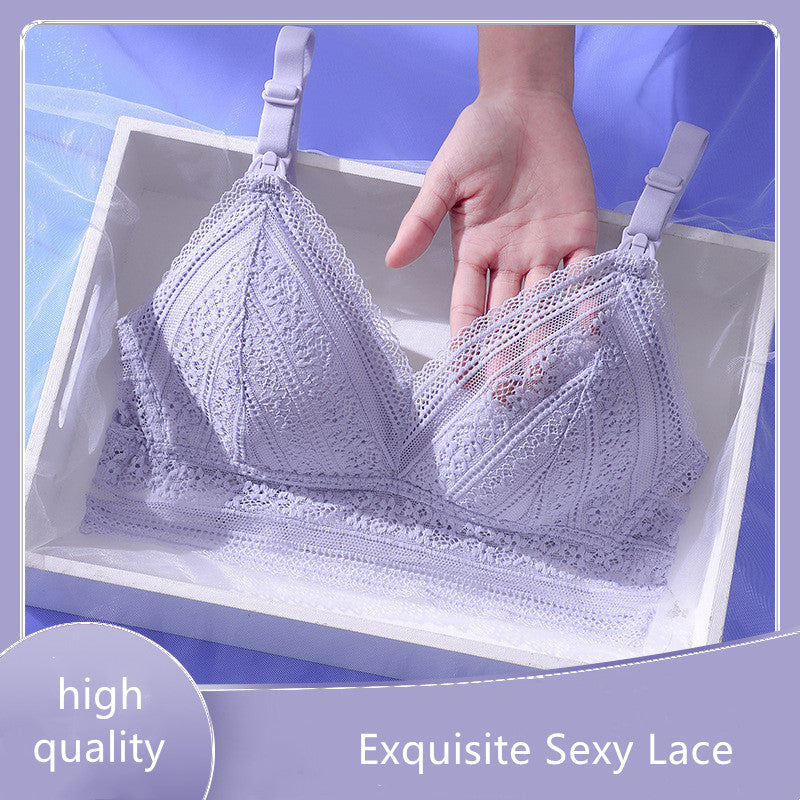 Push-Up Front Button Nursing Underwear