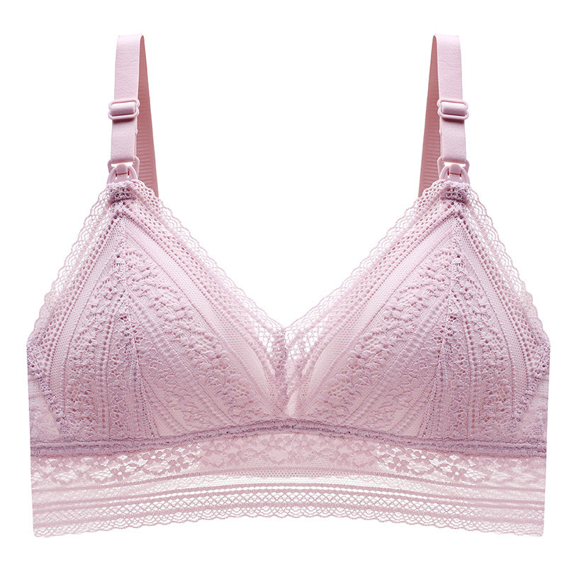 Push-Up Front Button Nursing Underwear