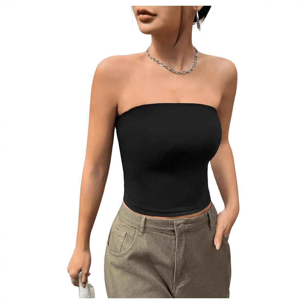 Women's Casual Double-layer Tube Top