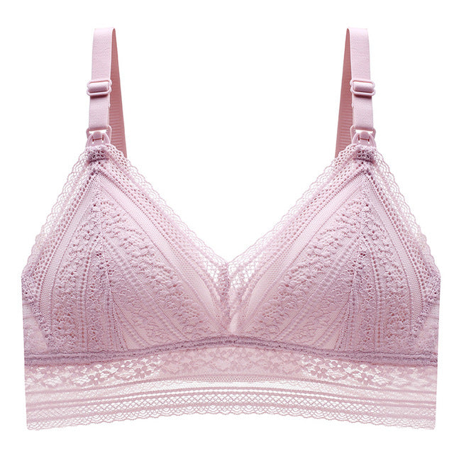 Push-Up Front Button Nursing Underwear