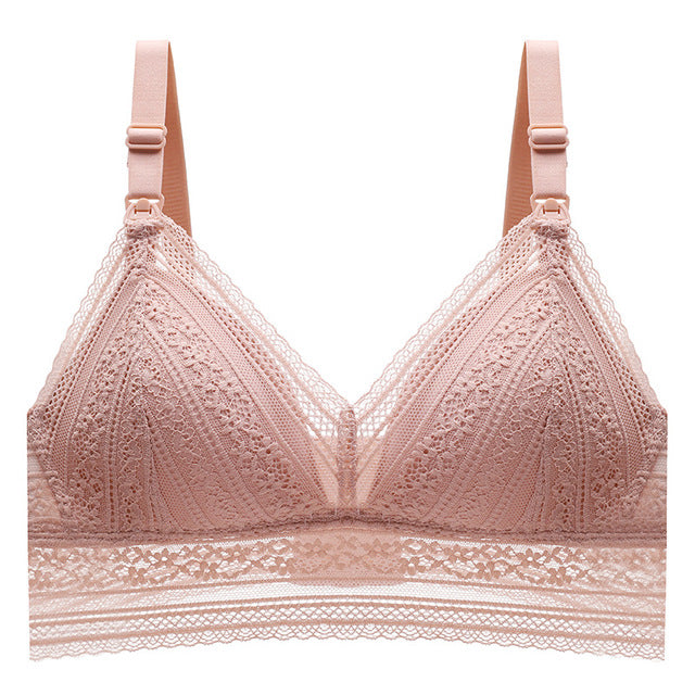 Push-Up Front Button Nursing Underwear