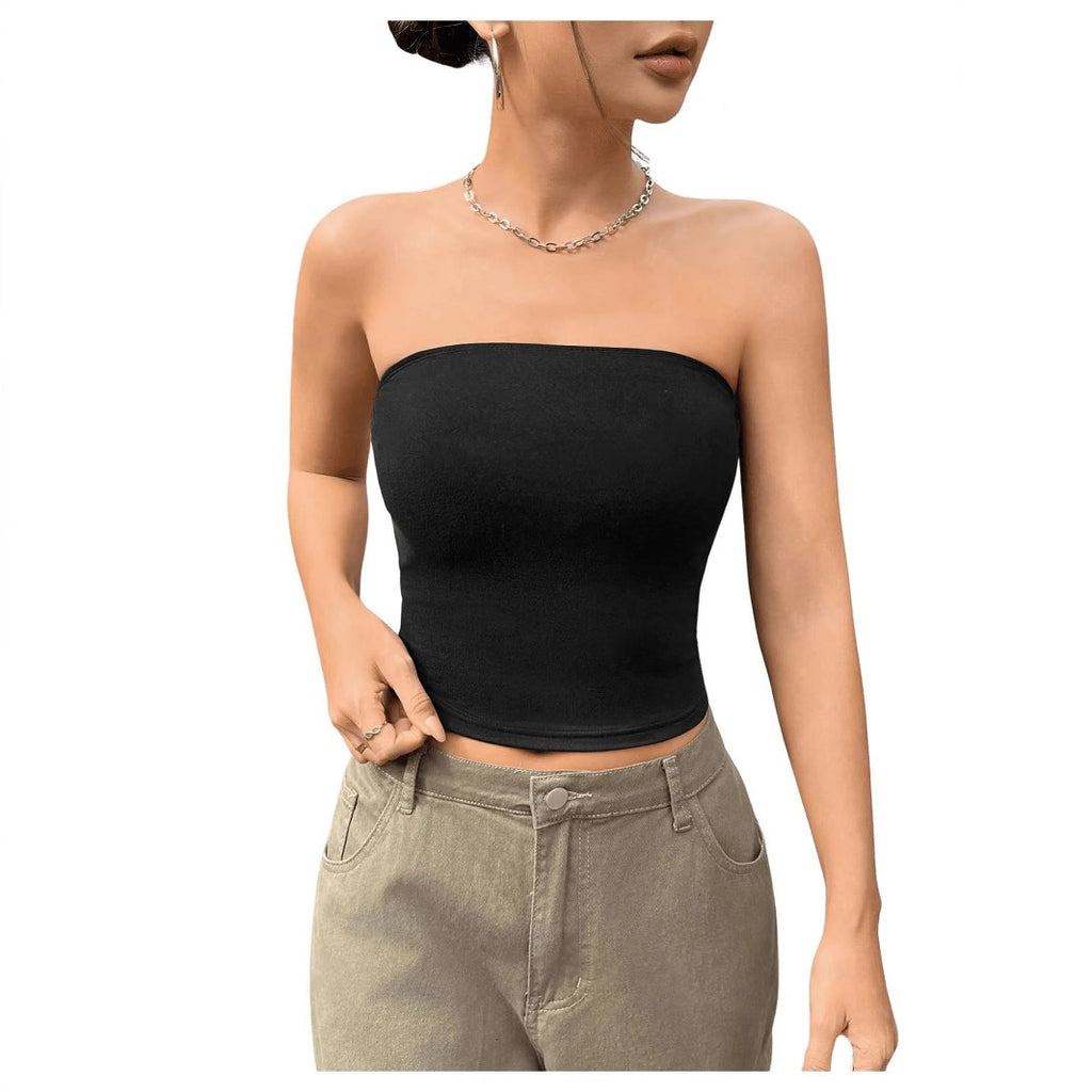 Women's Casual Double-layer Tube Top