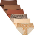 Women's Cotton Mid Waist Traceless Briefs